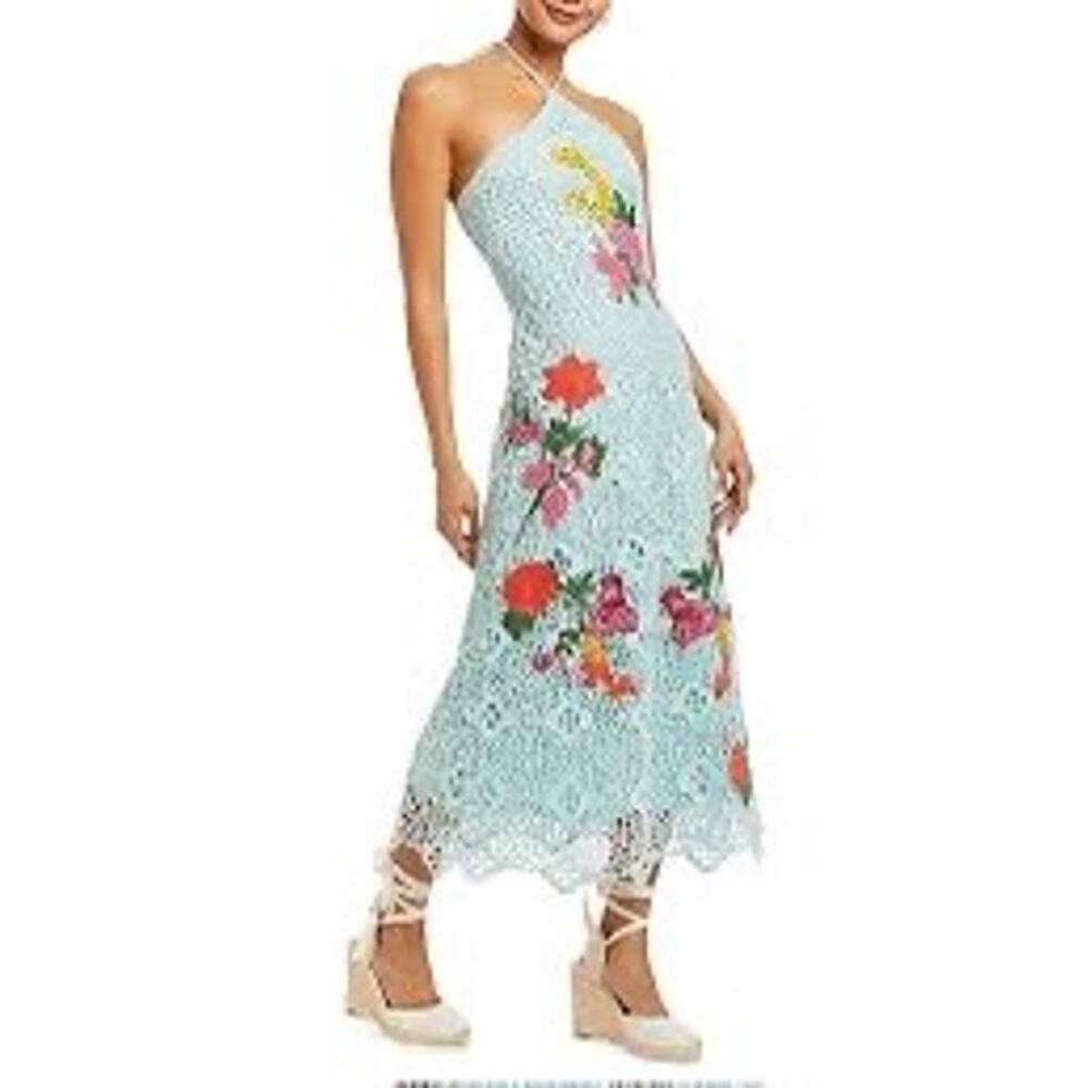 Mestiza New York | Maria Crocheted Cotton Midi-Dress - Picture 2 of 9